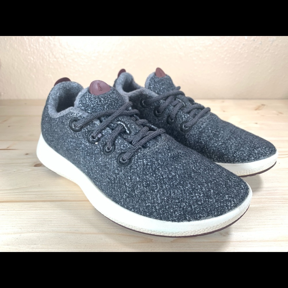 Allbirds Grey White Sole Wool Runners Women 8